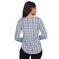 Petite Emaline Special Items Long Sleeve Geometric Boat Neck Tee - image 2