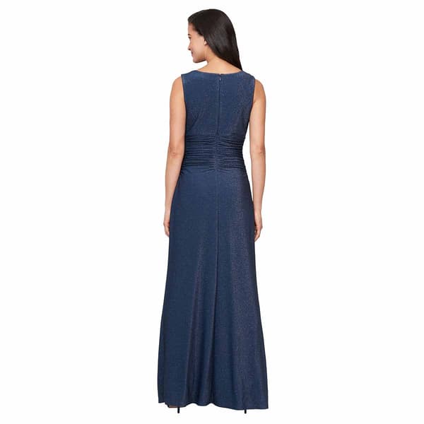 Womens SLNY Surplice Neck Empire Waist Jacket Dress