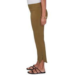 Womens Emaline La Vita Costiera Solid Pull On Straight Leg Pants