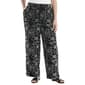 Plus Size Rafaella Pull On Embroidered Flower Drawstring - image 1
