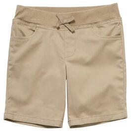 Girls &#40;7-14&#41; Pull On Faux Tie Front Shorts