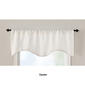 Devin Leaf Jacquard Lined Rod Pocket Valance - 50x18 - image 2