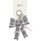 K&M Accessories Bow with Pearls Bag Charm - image 1