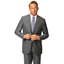 Mens Adolfo Slim Fit Suit Separate Jacket - Silver