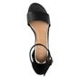 Womens Sugar Noelle Low Block Heel Slingback Sandals - Black - image 4