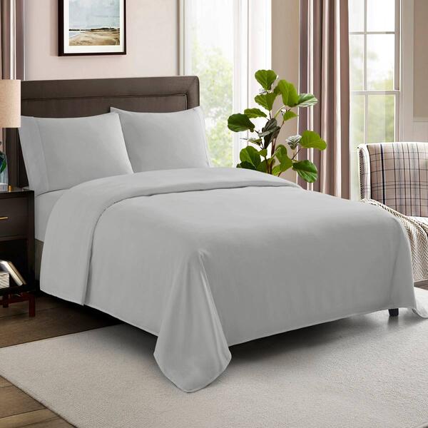 Sweet Home Collection 4pc. 600 TC Cotton Sateen Sheet Set - image 
