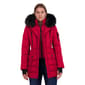 Womens Nautica Puffer Jacket with Faux Fur Hood & Bib - image 1