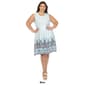 Plus Size White Mark Fit & Flare Knee Length Dress - image 5