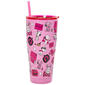 R Squared Peanuts(tm) Snoopy Costume Pink Tumbler w/ Straw - image 1