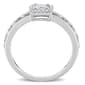 Diamond Classics™ 10kt. White Gold 3/8ctw. Diamond Halo Ring - image 3