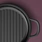 BergHOFF Graphite Enamel Cast Iron 10.25in. Round Grill Pan - image 3