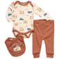 Baby Boy (NB-9M) baby views(R) 3pc. Cozy Bear Bodysuit Set W/Bib - image 1