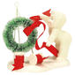 Department 56 Snowbabies(tm) A Wreath for Santa Figurine - image 1
