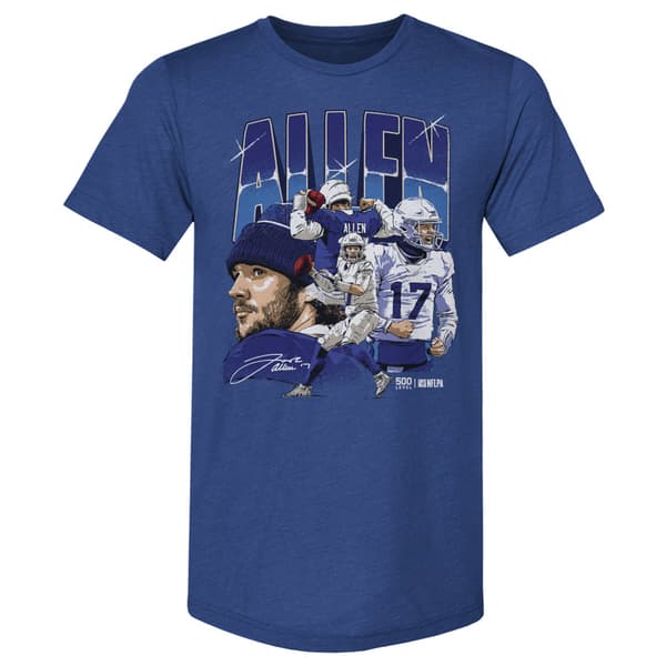 Mens NFL Josh Allen Buffalo Collage Player Tee - image 