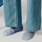 Mens Dr. Motion 2pk. Contrast Stripe Ankle Socks - image 3