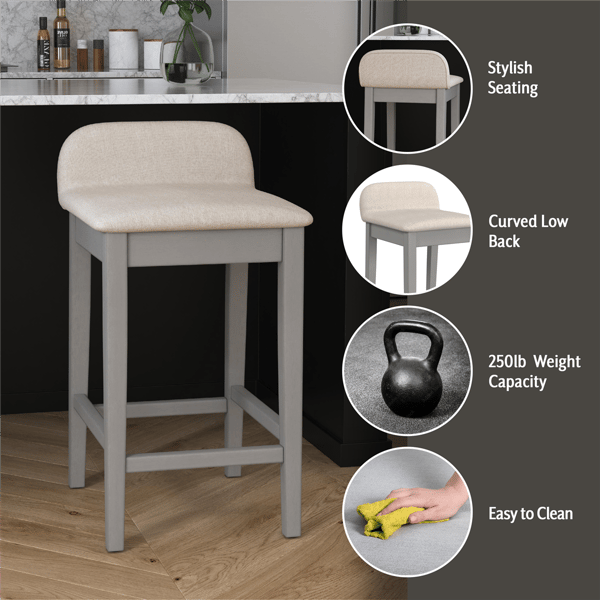 HH2 Home Maydena Counter Height Stool