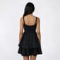 Juniors Trixxi Embossed Floral Corset Double Tier Skater Dress - image 2