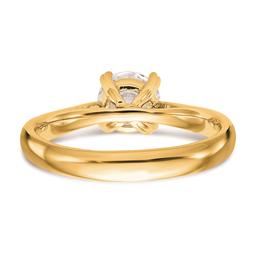 Pure Fire 14kt. Yellow Gold Lab Grown Diamond Solitaire Ring