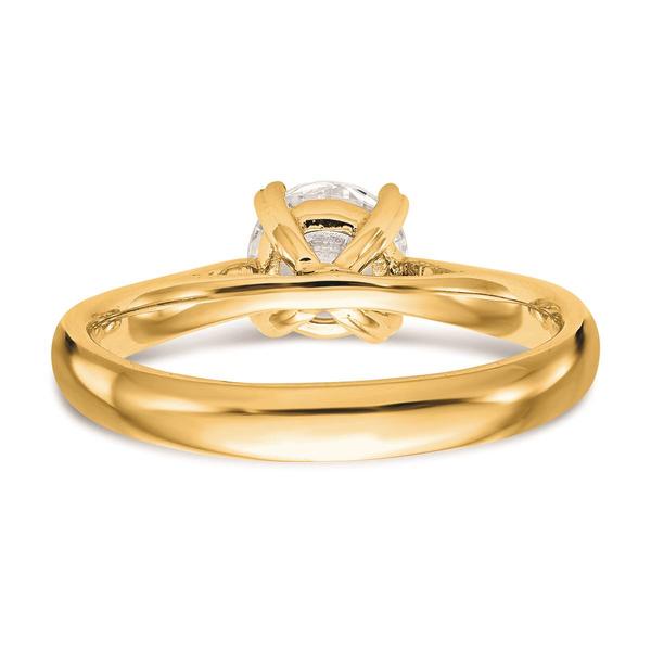 Pure Fire 14kt. Yellow Gold Lab Grown Diamond Solitaire Ring