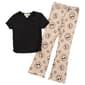 Girls &#40;7-12&#41; Dream Girl 2pc. Face Print Flare Leg Set - image 1