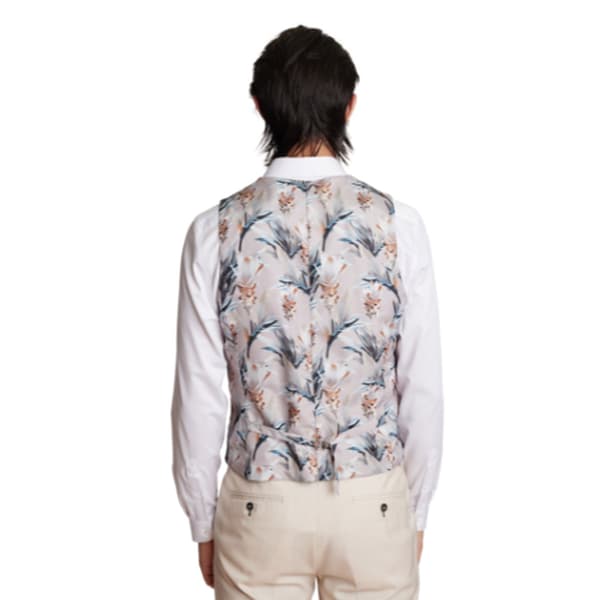Mens Paisley & Gray&#174; Vest - Cream
