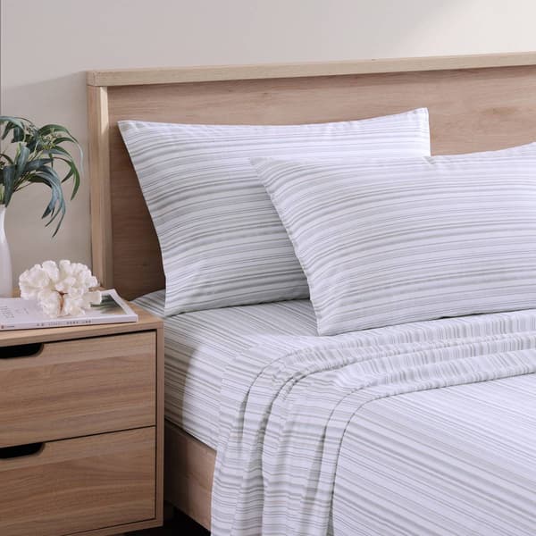 Tommy Bahama Kahanu Stripe 200TC 4pc. Cotton Percale Sheet Set