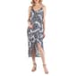 Plus Size 24/7 Comfort Apparel Paisley Maternity Wrap Dress - image 1
