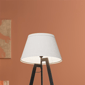 Infibrite 27in. Architectural Tripod Table Lamp w/ Textured Shade - image 2