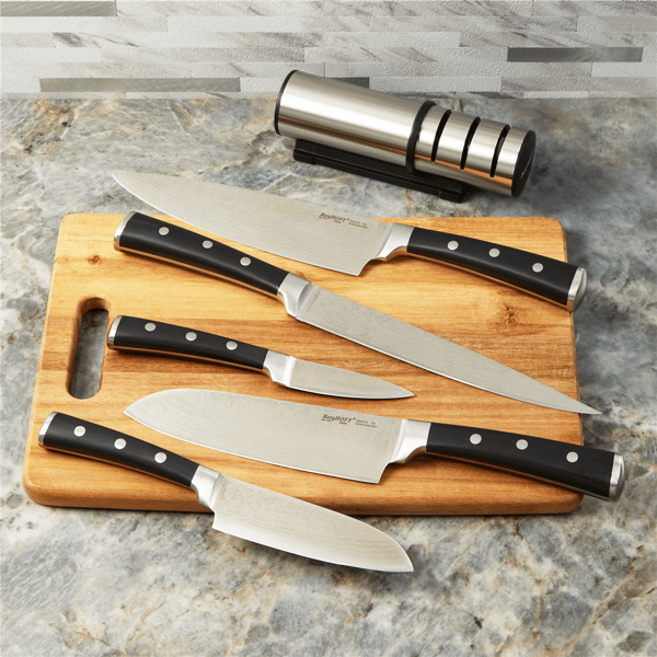 BergHOFF Antigua 7pc. Stainless Steel Cutlery Set with Wood Case