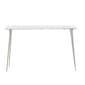 9th & Pike&#174; Silver Aluminum Glam Console Table - image 4