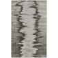 HomeRoots Grey Ivory & Taupe Abstract Power Loom Accent Rug - image 1