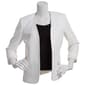 Womens Kasper Cuff Sleeve Open Pique Flap Pocket Jacket - image 1