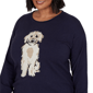 Plus Size Skye’s the Limit Urban Heirloom Dog Motif Sweater - image 5