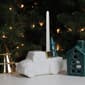 Northlight Truck w/ Christmas Tree Taper Candlestick Holder - image 3