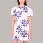 Womens MSK Short Puff Sleeve Geometric Shift Dress - image 3
