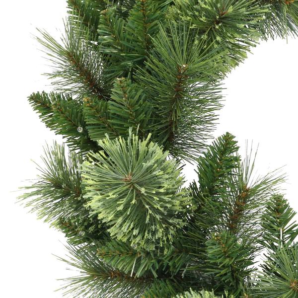 Puleo International 24in. Pre-Lit Battery-Operated Wreath