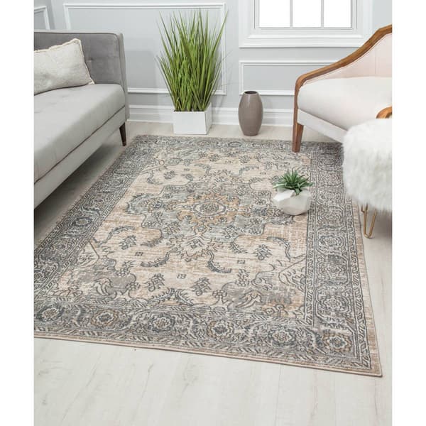 Rugs America&#8482; Milford Sepia Estate Vintage Area Rug
