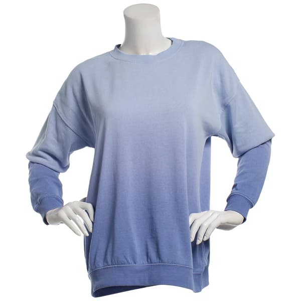 Juniors No Comment Ombre Sweatshirt