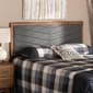 Baxton Studio Iden Moder Dark Grey Fabric Queen Size Headboard - image 4