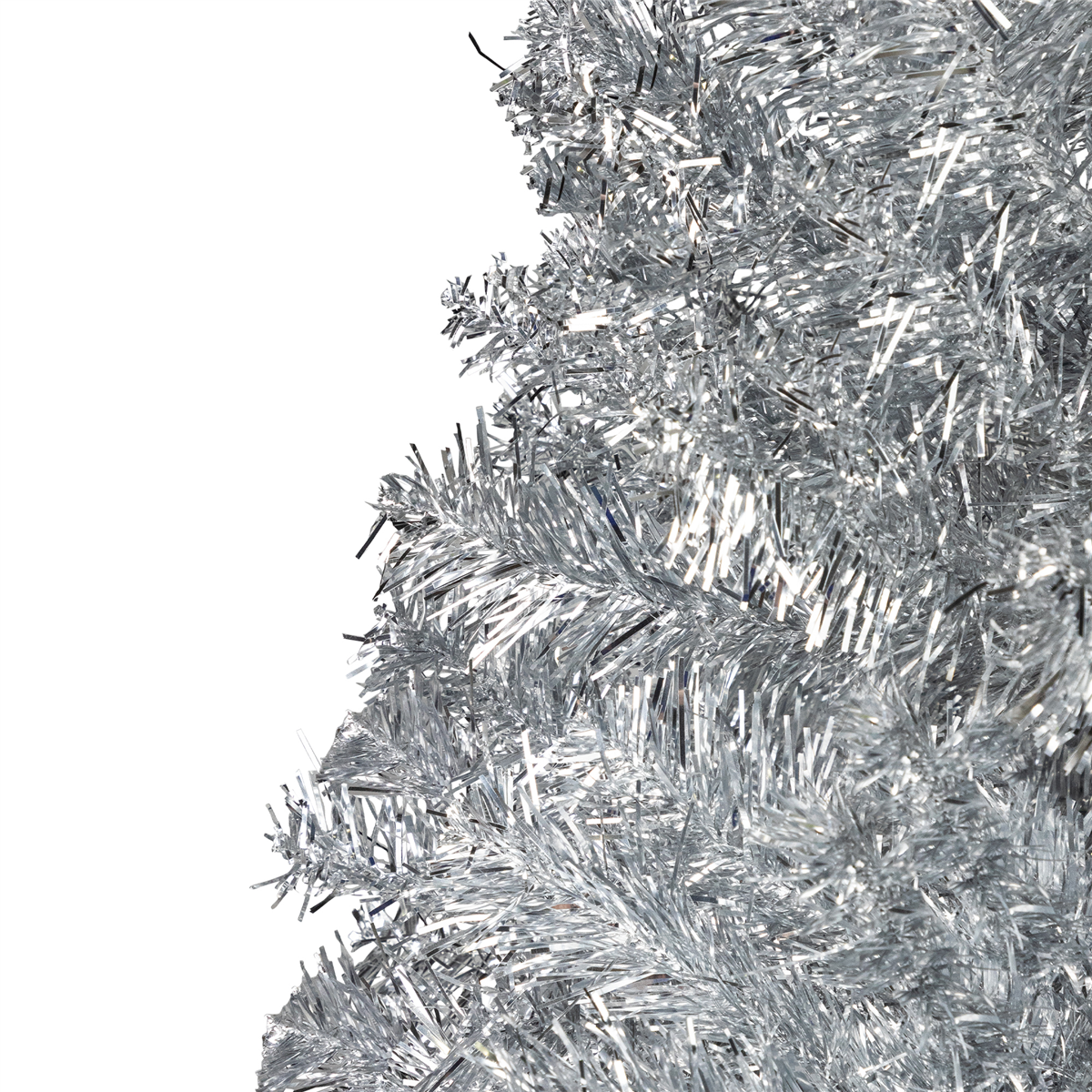 Northlight 9ft. Silver Tinsel Christmas Tree