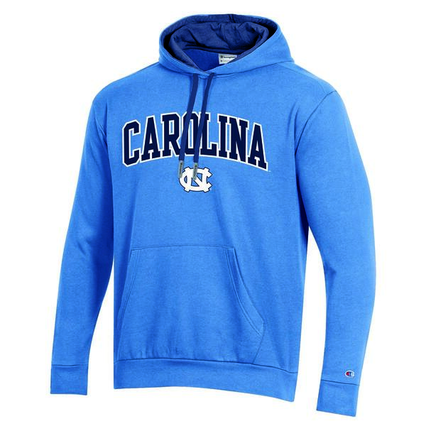 Mens Champion UNC Pullover Hoodie - image 