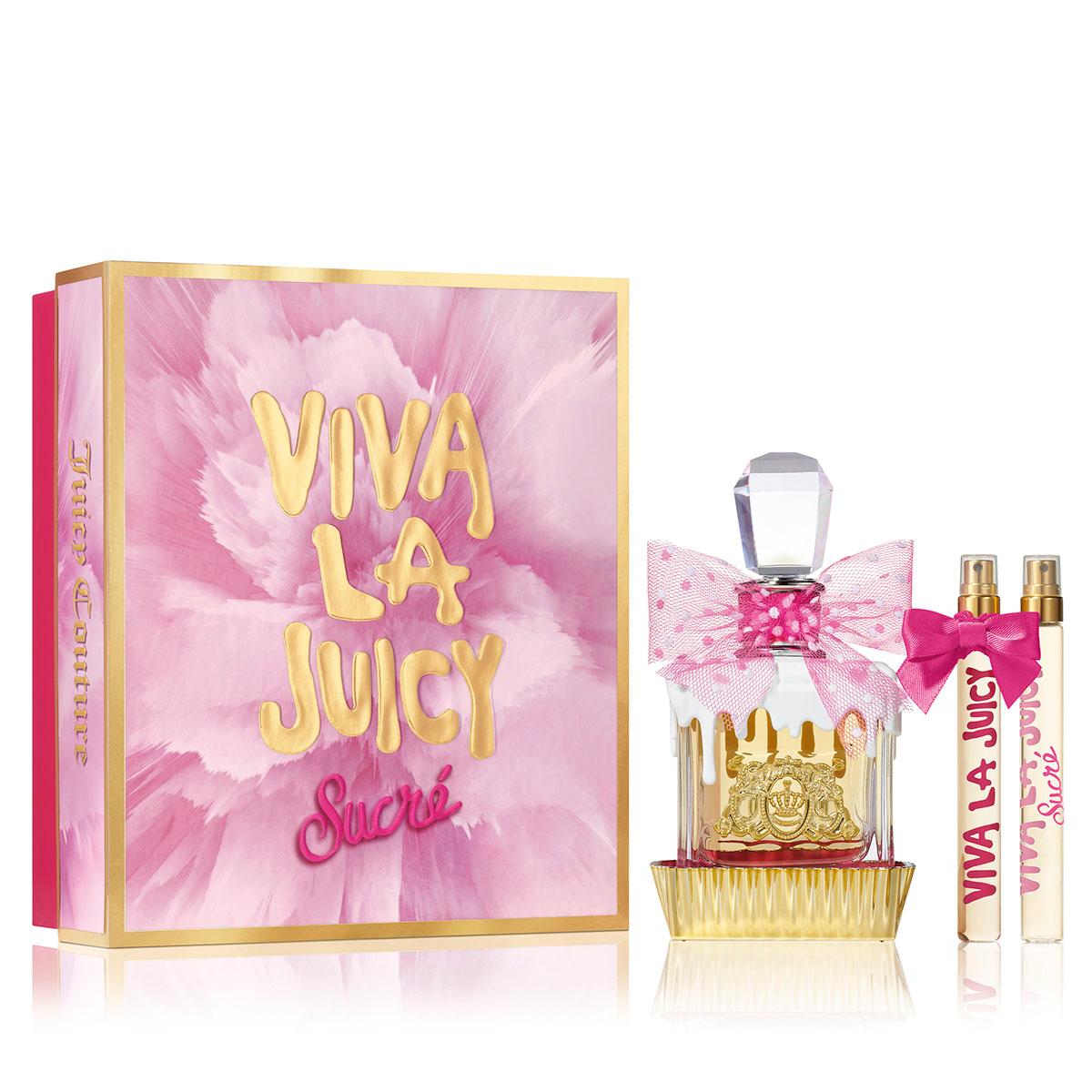 Open Video Modal for Juicy Couture Viva La Juicy Sucre Eau de Parfum 3pc. Gift Set