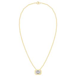 Nova Star(R) 1ctw. Emerald Lab Grown Diamond Solitaire Pendant