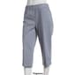 Petite Napa Valley Solid Cotton Super Stretch Snap Hem Capris - image 4