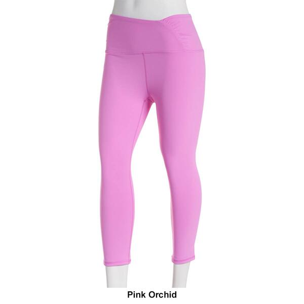 Womens RBX Carbon Peached Ruched Capris