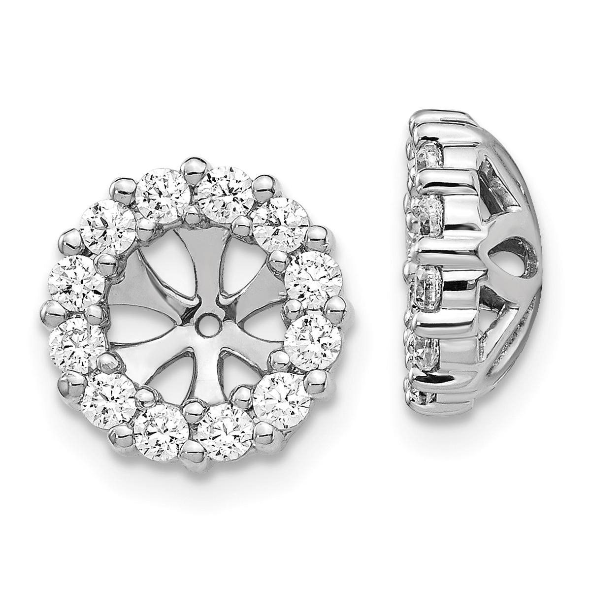 Diamond Classics™ White Gold Earring Stud Jackets