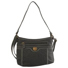 Stone Mountain Washed Irene Bonded Leather Hobo Bag - JCPenney