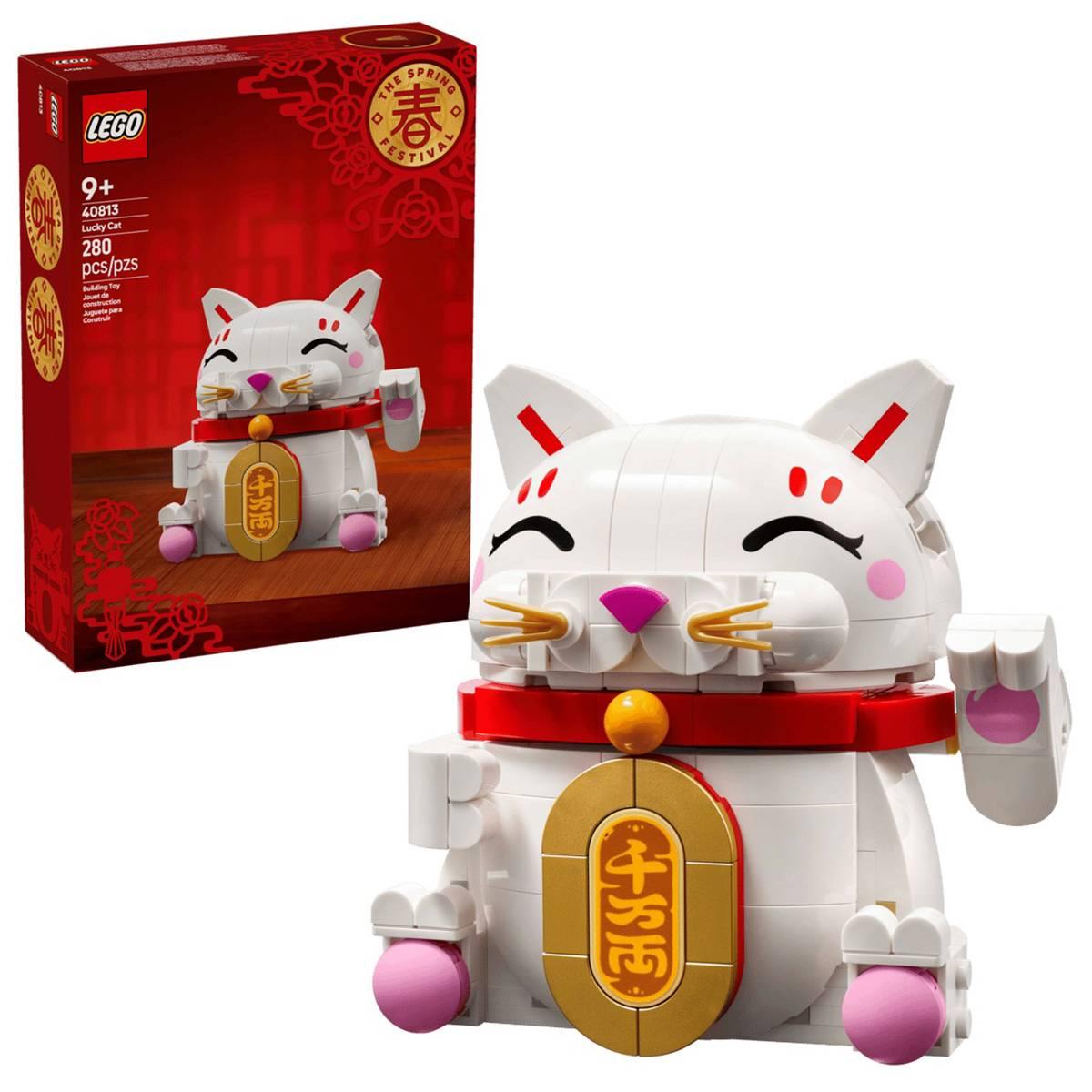 Open Video Modal for LEGO(R) Lucky Cat Building Kit
