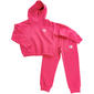 Girls (4-6x) Champion® Glitter Logo Pullover Hoodie & Jogger Set - image 2
