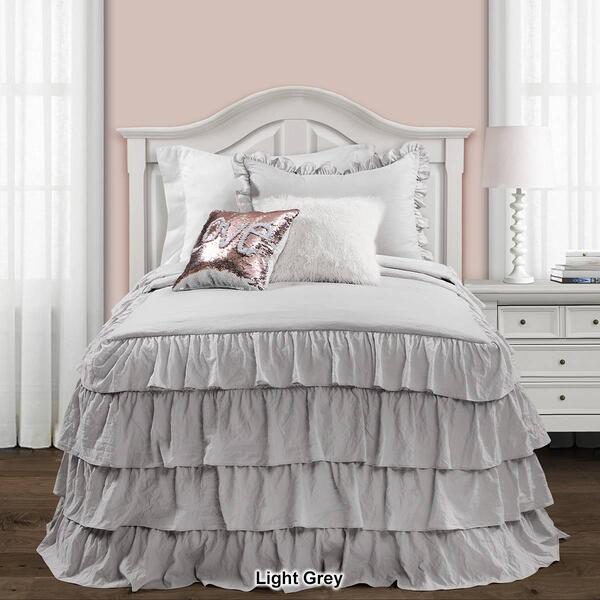 Lush Décor® Allison Ruffle Skirt Bedspread Set